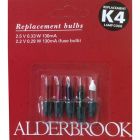 Alderbrook K4 2.5v 0.33W 130mA Push in Multi Colour Fairy Lights x4