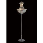 Diyas IL31444 Alexandra Polished Chrome/Crystal 8 Light Floor Lamp