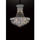 Diyas IL31450 Alexandra Polished Chrome/Crystal 9 Light Pendant Light