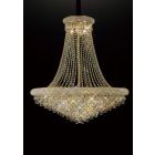 Diyas IL32112 Alexandra French Gold/Crystal 18 Light Pendant Light