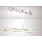 Diyas IL80074 Amelia Stainless Steel/Crystal 68W 6120lm LED C/W Remote 3000/6000K Pendant Light