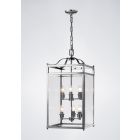 Diyas IL31104 Aston Polished Chrome/Glass 6 Light Pendant Light