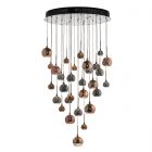 Dar AUR3364 Aurelia 30Lt Cluster Pendant Copper Dark Copper An