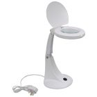 Eagle Desktop LED Twin Arm Illuminated Magnifier With 4" Lens