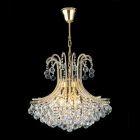 Diyas IL30217 Bask French Gold 6 Light Pendant Round Light