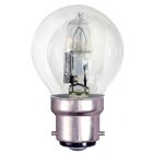 BELL 18W Halogen Golf Ball - BC/B22, Clear Glass, Warm White, Dimmable, 2,000hr