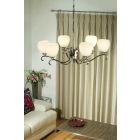 Interiors 1900 GL9M-CA6P6N New Classics Columbia Nickel 6Lt Pendant & Opal Glass
