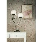 Interiors 1900 UL1TNSHW-UL1T2N New Classics Oksana Nickel Twin Table Lamp & White Shades