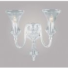 Impex Lighting CB05444/02/WB Stara 2 Light Chrome Crystal Wall Light
