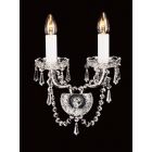 Impex Lighting CB225110/02/WB Babice 2 Light Chrome Wall Light