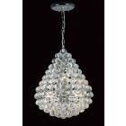 Impex Lighting CE05340/08/CH Marseille 8 Light Chrome Crystal Ceiling Chandelier Light