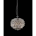 Impex Lighting CF311201/03/CH Adaliz 3 Light Chrome Pendant Ceiling Light
