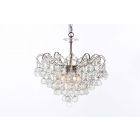 Impex Lighting CFH401091/05/AB Emmie 5 Light Antique Brass Flush Ceiling Light