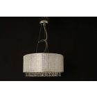 Impex Lighting CFH411204/06/BOM/CH Tilly 6 Light Chrome Ceiling Pendant Light