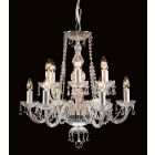 Impex Lighting CP00071/12/CH Modra 12 Light Chrome Crystal Celiling Pendant Light