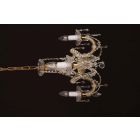 Impex Lighting CP00150/03/G Marie Theresa 3 Light Gold Ceiling Pendant Light