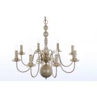 Impex Lighting PG05579/08/CRM Bologna 8 Light Cream Pendant Ceiling Light