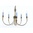 Impex Lighting SMBB00015/PB Richmond 5 Light Polished Brass Pendant Ceiling Light