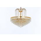 Impex Lighting ST00018/40/05/G Bonn 5 Light Gold Pendant Ceiling Light