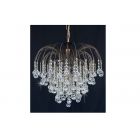 Impex Lighting ST01800/47/06/AB Shower 6 Light Antique Brass Pendant Ceiling Light
