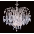 Impex Lighting ST02000/47/06/N Shower 6 Light Nickel Pendant Ceiling Light