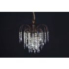 Impex Lighting ST02200/35/01/AB Shower 1 Light Antique Brass Pendant Ceiling Light