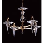 Impex Lighting STH05050/04/G Pescara 4 Light Gold Pendant Ceiling Light