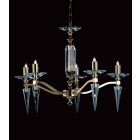 Impex Lighting STH06090/05/G Forli 5 Light Gold Pendant Ceiling Light
