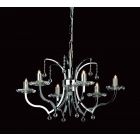 Impex Lighting STH07008/06/N Bayonne 6 Light Nickel Pendant Ceiling Light