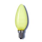 Leuci 15W 230V SES E14 Incandescent Yellow Coloured Candle