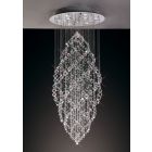 Diyas IL30784 Colorado Polished Chrome/Crystal 9 Light Oval Pendant Light
