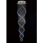 Diyas IL30785 Colorado Polished Chrome/Crystal 6 Light Spiral Ceiling Light