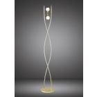 Mantra M0101PB Dali Floor Lamp 2 Light G9, Polished Brass