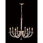 Diyas IL30378 Elena Gold/Crystal 8 Light Pendant Light