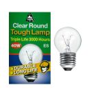 BELL 01791 - 40W 240V ES E27 Dimmable Warm White 45mm Round Clear