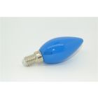 LED Filament Energy Saving SES E14 240v Blue Opaque Candle