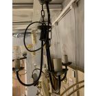 Elstead Lighting 3 Light Black Small Gothic Chandelier