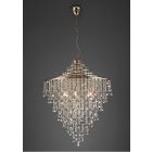 Diyas IL32773 Inina French Gold/Crystal 9 Light E14 Pendant Light
