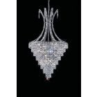 Diyas IL30049 Kanya Polished Chrome/Crystal 10 Light Pendant Light