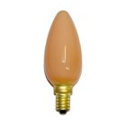 25W 230V E14 Candle Softone Flame Terracotta Colour Extra Warm