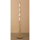 Mantra M0898AB Kromo Floor Lamp 4 Light G9, Antique Brass