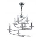 Firstlight 4244CH Spiral 8 Light Fitting
