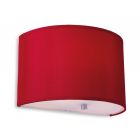 Firstlight 8631REWH Zeta Wall Washer with Red Shade, 1x 60W E27