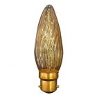 Lampwise 55W 240V BC/B22 Twisted Gold 40mm Lantern