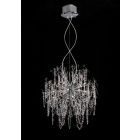 Diyas IL30543 Lexi Polished Chrome/Crystal 15 Light Pendant Light