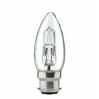 Luminizer 28W = 34W BC/B22 Clear Candle Halogen - Warm White / Dimmable