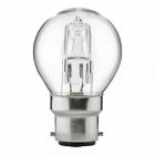 Luminizer 28W = 34W BC/B22 Eco Halogen Golf Ball Clear Halogen, Warm White Dimmable