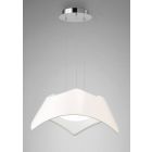 Mantra M4810 Maui Pendant 5W+19W LED 3000K, Gloss White/Polished Chrome