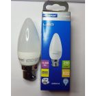 Megaman 143306 3.5W = 25W BC/B22 LED Opal Candle, Warm White