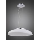 Mantra M4891 Opal Pendant 4 Light E27, Polished Chrome/Frosted White Glass